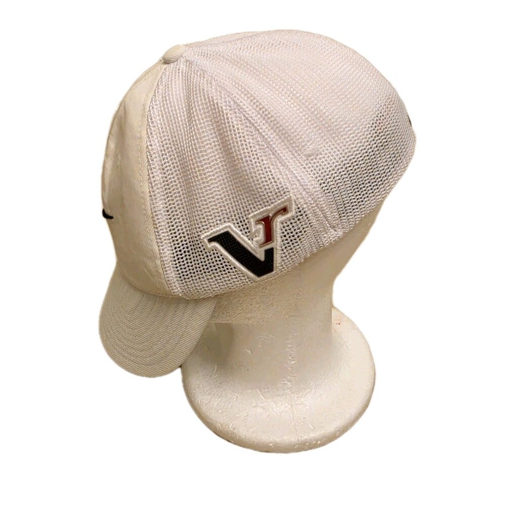 Nike Golf Flex Fit Baseball Hat Cap Embroidered Vr 20xi White Mesh Adult LG/XL - Picture 4 of 7